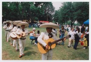 Primary view of object titled '[Mariachi Band at Cinco de Mayo Festival]'.