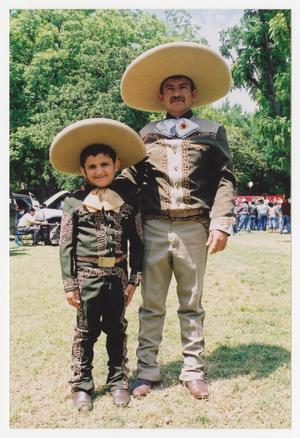 Primary view of object titled '[Vaqueros at Cinco de Mayo]'.
