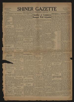 Primary view of object titled 'Shiner Gazette (Shiner, Tex.), Vol. 47, No. 33, Ed. 1 Thursday, August 15, 1940'.