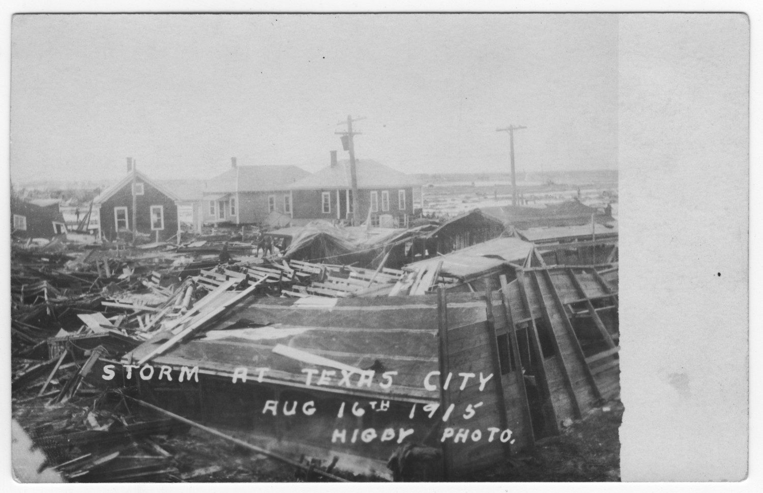 [Photograph of Storm Damage at Texas City]
                                                
                                                    [Sequence #]: 1 of 1
                                                