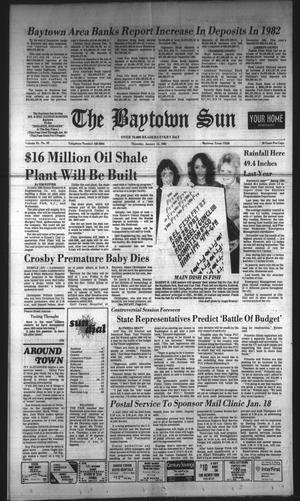 Primary view of object titled 'The Baytown Sun (Baytown, Tex.), Vol. 61, No. 063, Ed. 1 Thursday, January 13, 1983'.