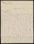 Primary view of [Letter from L. B. Allen to Henry Sayles, August 10, 1907]