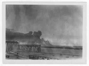 Primary view of object titled '[Looking toward Texas City after the 1947 Texas City Disaster]'.