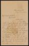 Primary view of [Letter from R. P. Dobbins to H. K. McAlpine, January 27, 1900]