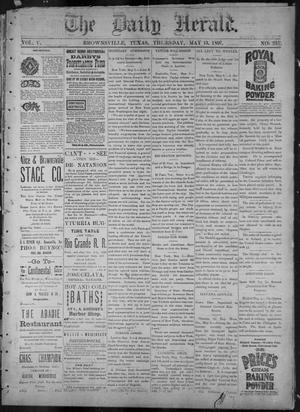Primary view of object titled 'The Daily Herald (Brownsville, Tex.), Vol. 5, No. 233, Ed. 1, Thursday, May 13, 1897'.