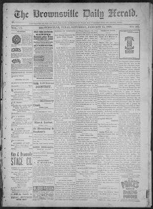 Primary view of object titled 'The Brownsville Daily Herald. (Brownsville, Tex.), Vol. 6, No. 167, Ed. 1, Saturday, January 15, 1898'.