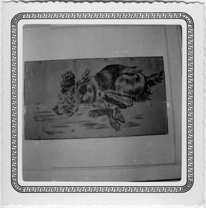 Primary view of object titled '[Drawing of a Running Dog]'.