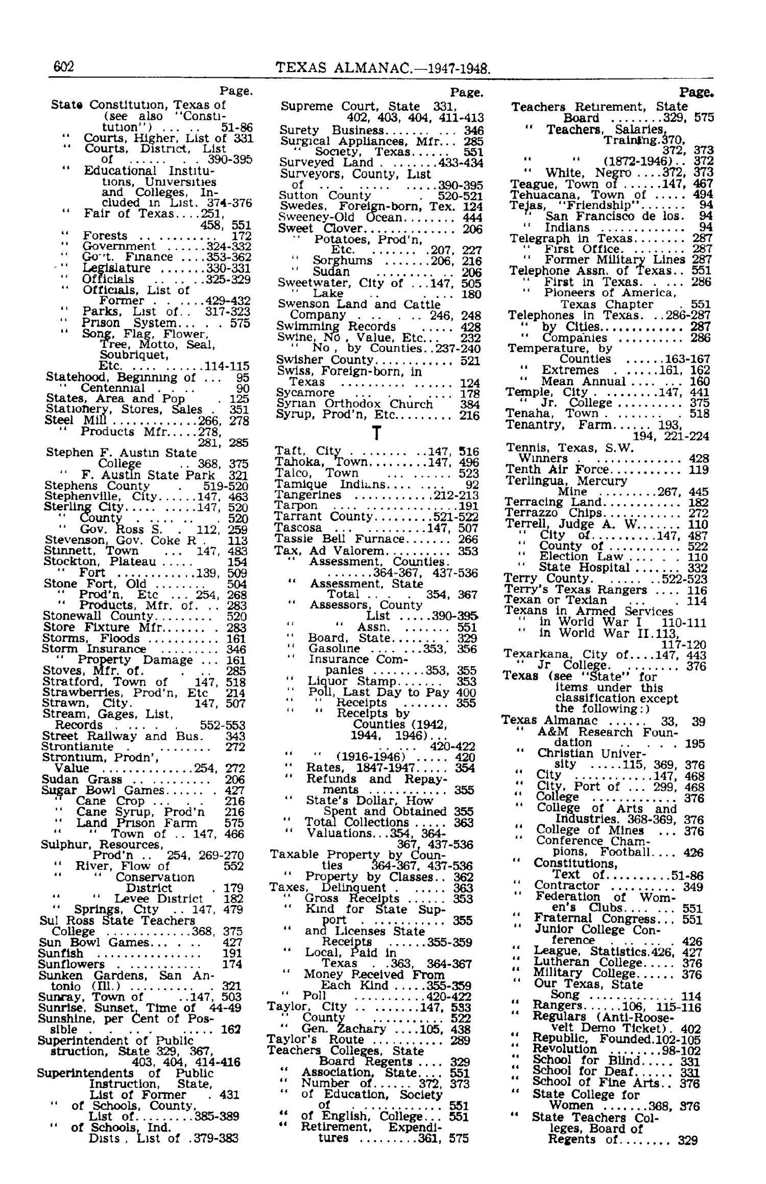 Texas Almanac, 1947-1948
                                                
                                                    602
                                                