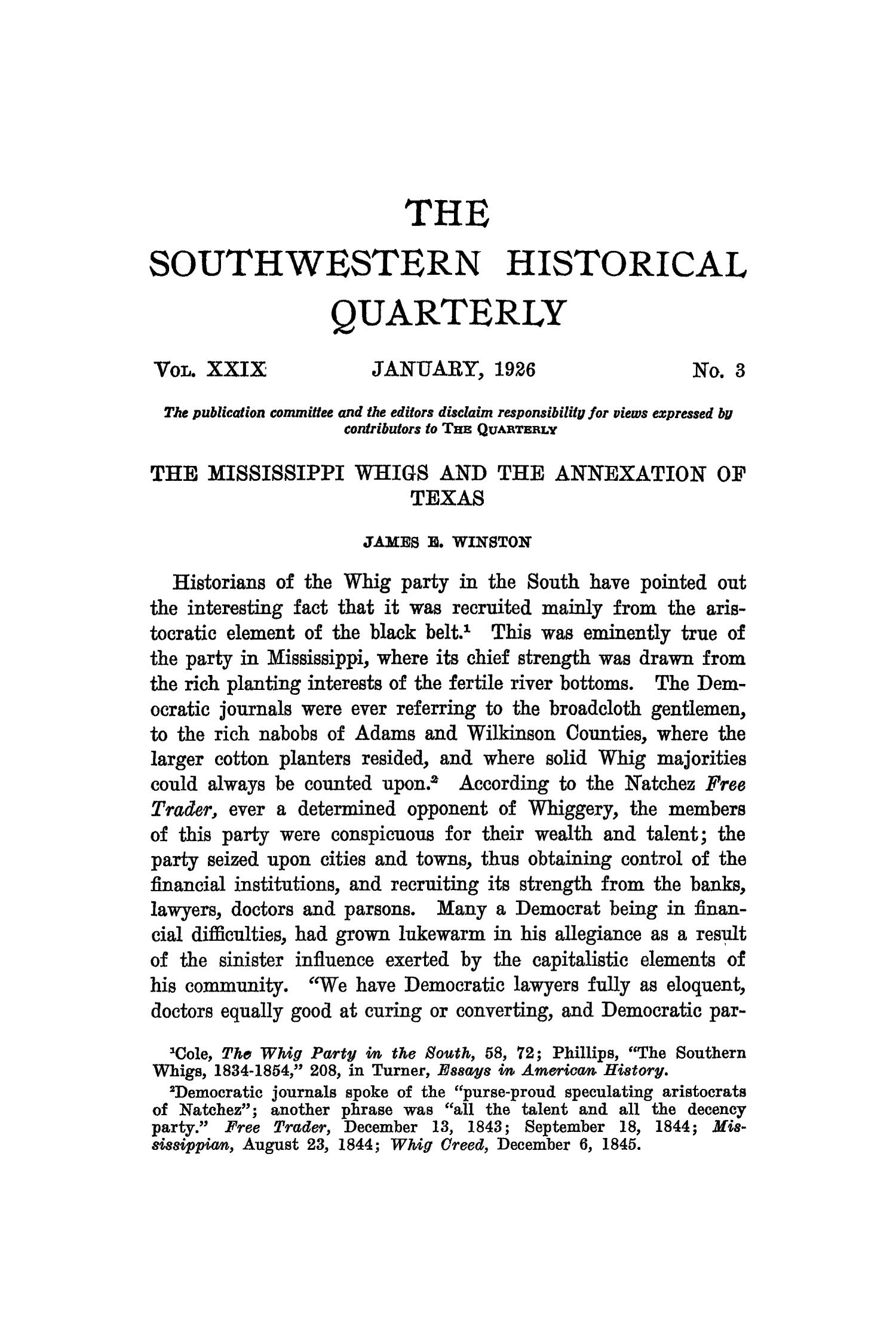 The Southwestern Historical Quarterly, Volume 29, July 1925 - April, 1926
                                                
                                                    161
                                                