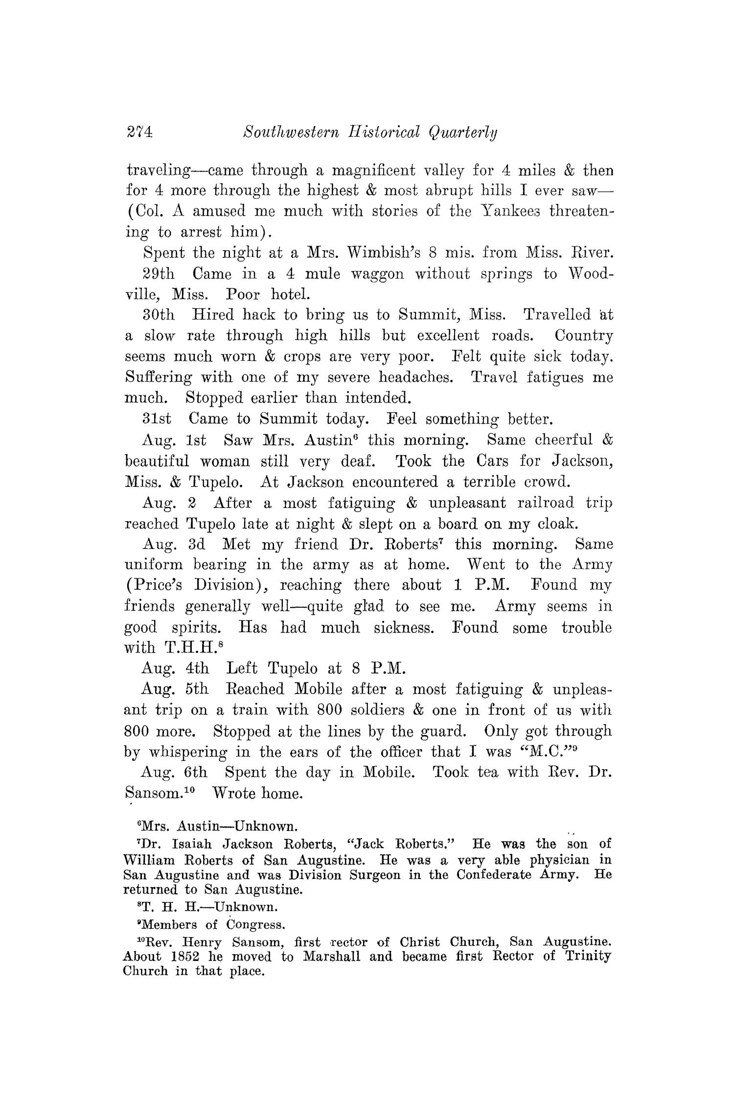 The Southwestern Historical Quarterly, Volume 38, July 1934 - April, 1935
                                                
                                                    274
                                                