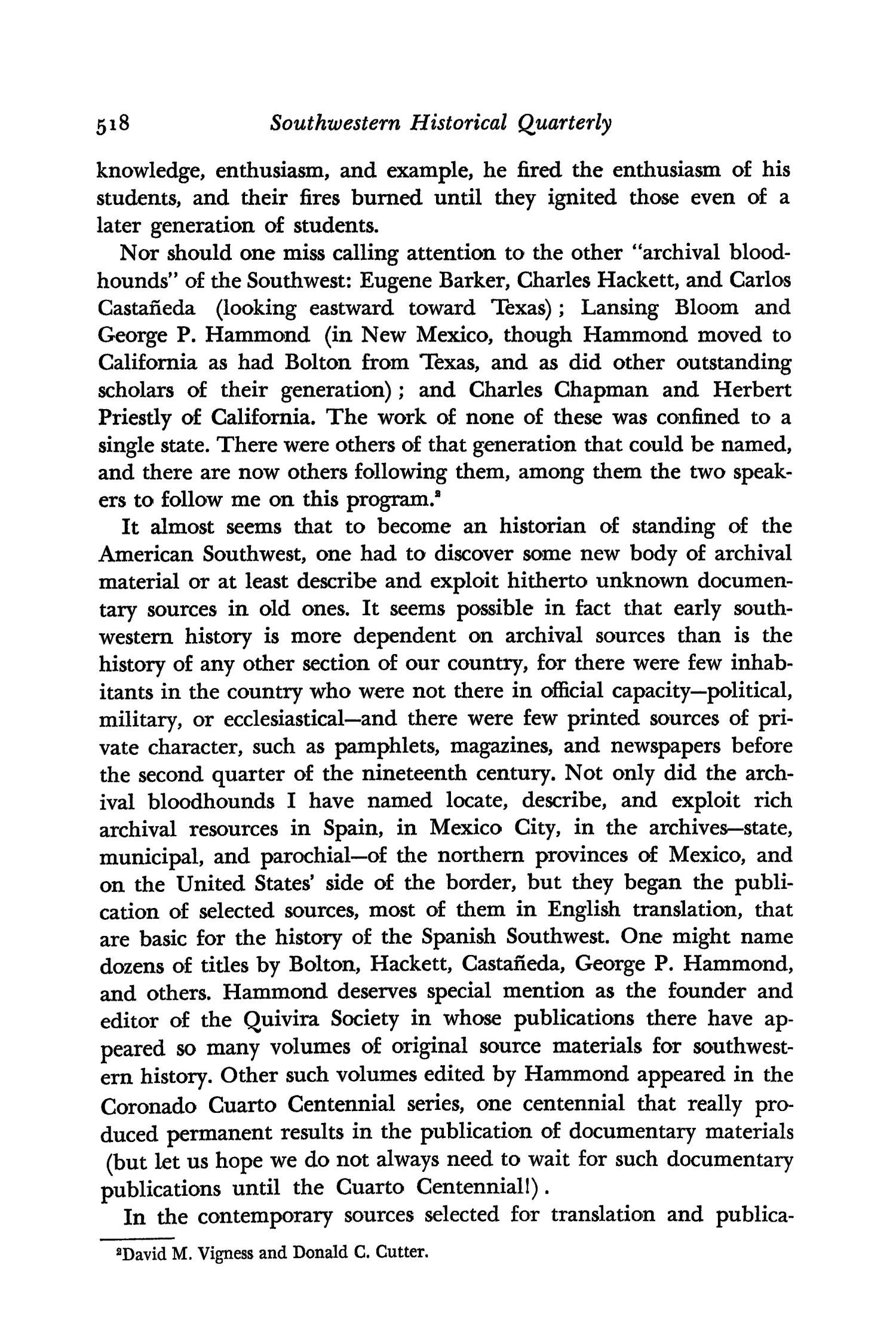 The Southwestern Historical Quarterly, Volume 71, July 1967 - April, 1968
                                                
                                                    518
                                                