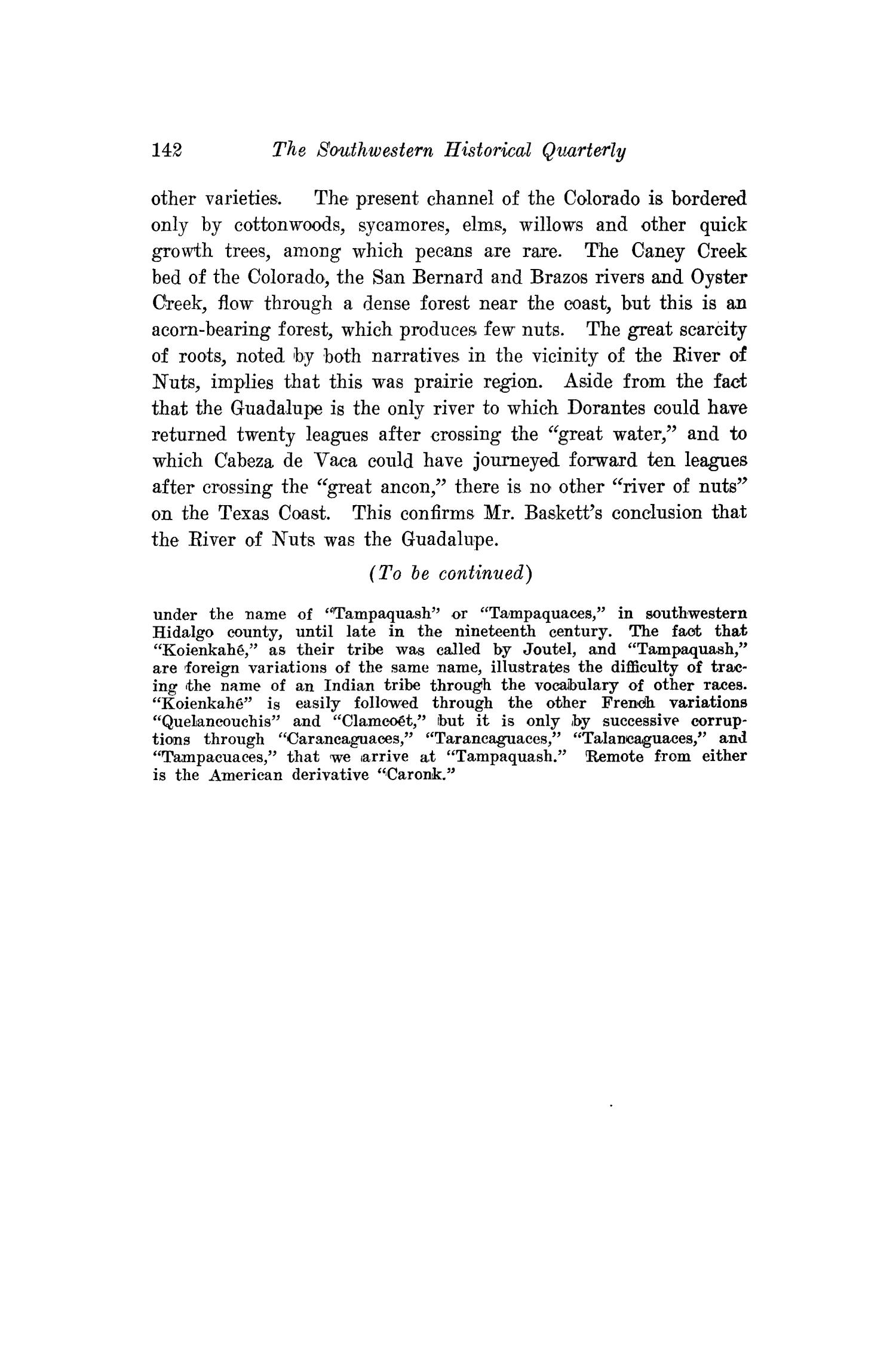 The Southwestern Historical Quarterly, Volume 22, July 1918 - April, 1919
                                                
                                                    142
                                                