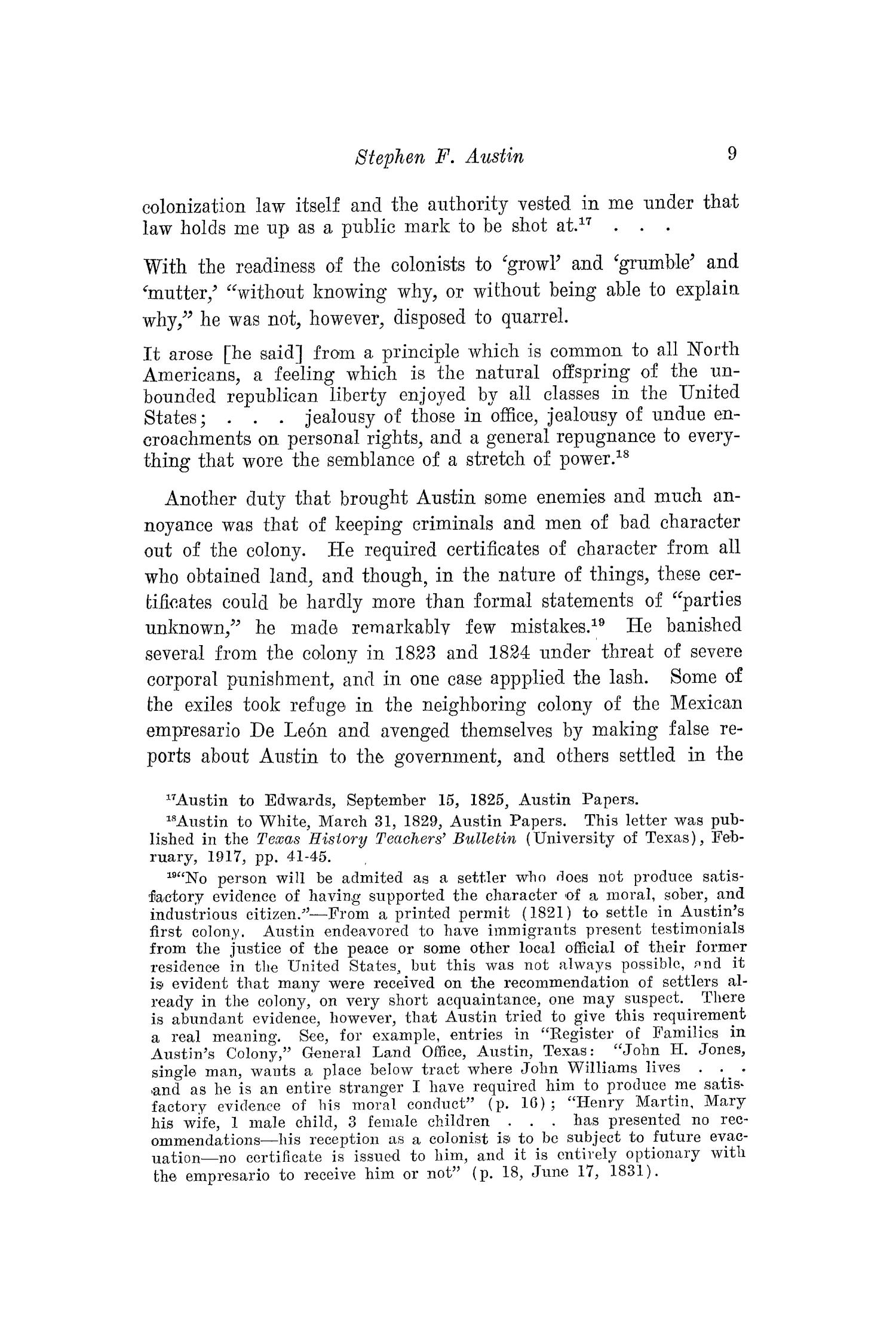 The Southwestern Historical Quarterly, Volume 22, July 1918 - April, 1919
                                                
                                                    9
                                                