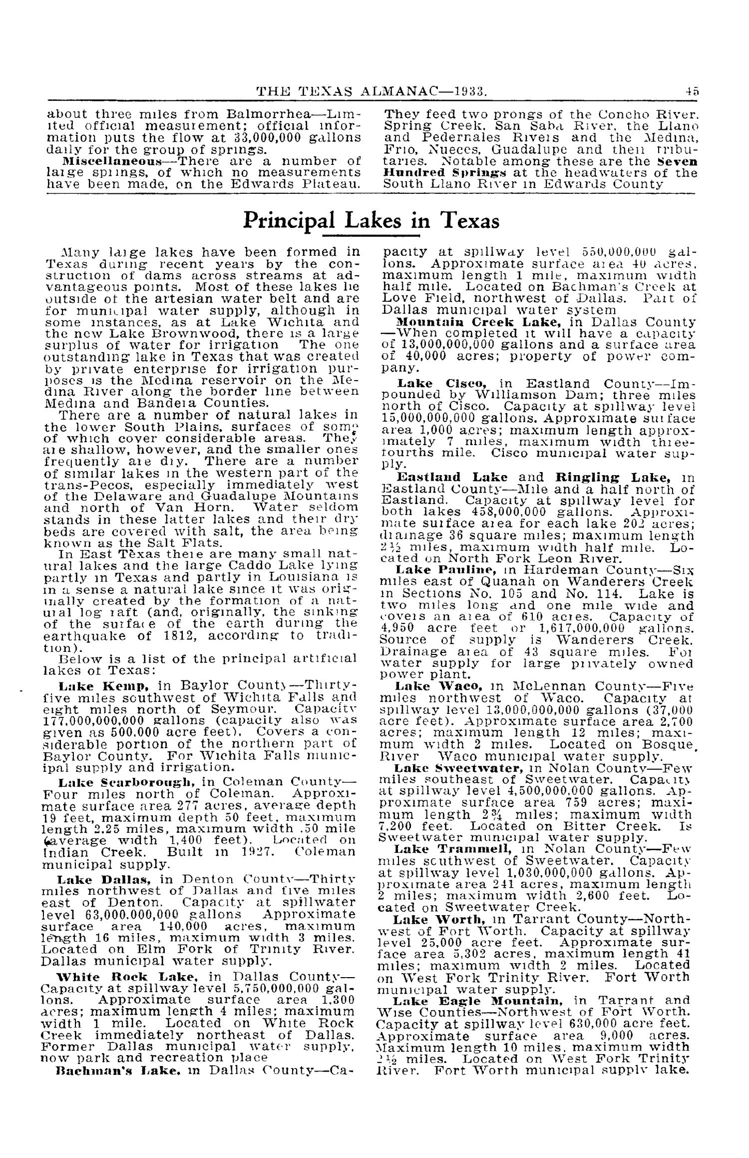 Texas Almanac and State Industrial Guide 1933
                                                
                                                    45
                                                