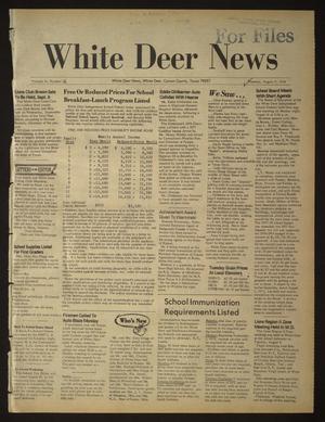 Primary view of object titled 'White Deer News (White Deer, Tex.), Vol. 19, No. 25, Ed. 1 Thursday, August 17, 1978'.