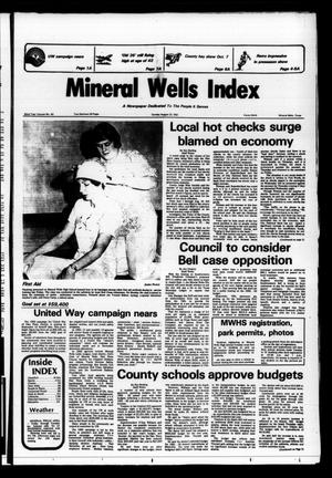 Primary view of object titled 'Mineral Wells Index (Mineral Wells, Tex.), Vol. 82, No. 93, Ed. 1 Sunday, August 22, 1982'.