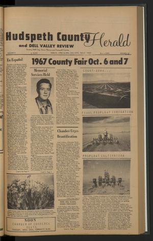 Primary view of object titled 'Hudspeth County Herald and Dell Valley Review (Dell City, Tex.), Vol. 11, No. 32, Ed. 1 Friday, April 14, 1967'.