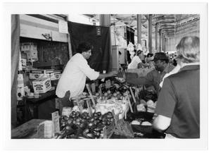 Primary view of object titled '[Customers at Produce Section]'.