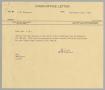 Letter: [Letter from W. H. Louviere to I. H. Kempner, November 16, 1960]