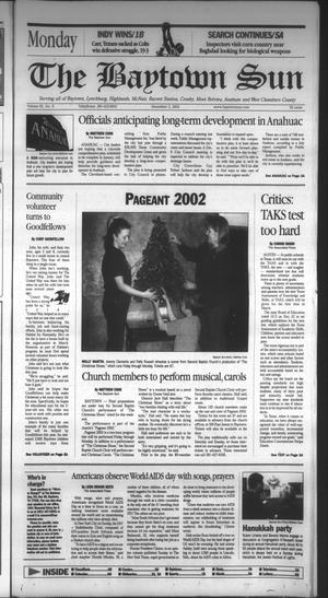 Primary view of object titled 'The Baytown Sun (Baytown, Tex.), Vol. 81, No. 6, Ed. 1 Monday, December 2, 2002'.