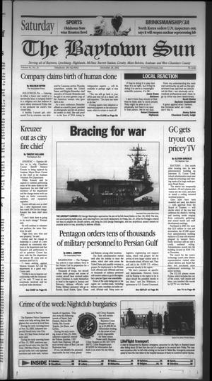 Primary view of object titled 'The Baytown Sun (Baytown, Tex.), Vol. 81, No. 31, Ed. 1 Saturday, December 28, 2002'.