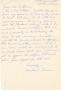 Letter: [Letter from John W. Aman to Truett Latimer, February, 1953]