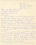 Letter: [Letter from Paul Orsborn to Truett Latimer, February 10, 1953]