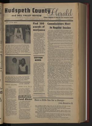 Primary view of object titled 'Hudspeth County Herald and Dell Valley Review (Dell City, Tex.), Vol. 19, No. 11, Ed. 1 Friday, November 15, 1974'.
