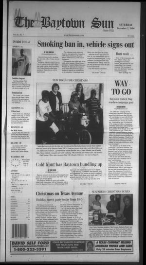 Primary view of object titled 'The Baytown Sun (Baytown, Tex.), Vol. 86, No. 7, Ed. 1 Saturday, December 2, 2006'.