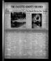 Newspaper: The Fayette County Record (La Grange, Tex.), Vol. 25, No. 68, Ed. 1 T…