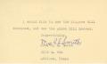 Letter: [Letter from Mrs. R. E. Smith to Truett Latimer, February 10, 1953]