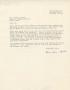 Letter: [Letter from Frankie Hall to Truett Latimer, February 3, 1953]