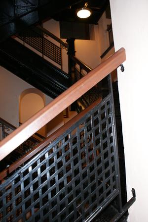 Primary view of object titled '[Black Staircases]'.