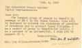 Letter: [Letter from Ira Willet to Truett Latimer, February 4, 1950]
