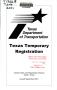 Report: Texas Temporary Registration, September 2001