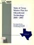Report: State of Texas Master Plan For Educational Technology, 2000-2003