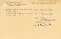 Letter: [Letter from O. G. Baxter to Truett Latimer, March 21, 1955]