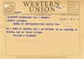 Letter: [Telegram from William H. Biggers, February 4, 1955]