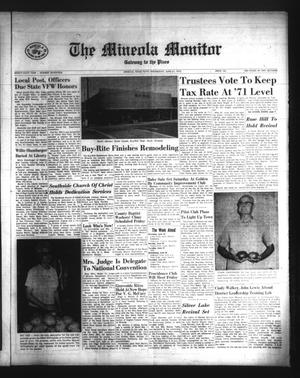Primary view of object titled 'The Mineola Monitor (Mineola, Tex.), Vol. 96, No. 17, Ed. 1 Wednesday, June 21, 1972'.