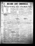 Newspaper: Record and Chronicle. (Denton, Tex.), Vol. 30, No. 25, Ed. 1 Thursday…