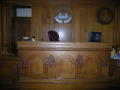 Photograph: [Close-Up of Judge's Bench]