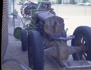 Primary view of object titled '[Tractor Exhibit at the Deaf Smith County Museum]'.
