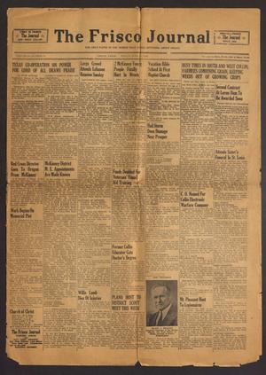 Primary view of object titled 'The Frisco Journal (Frisco, Tex.), Vol. 45, No. 16, Ed. 1 Friday, June 11, 1948'.