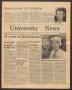 Newspaper: University News (Irving, Tex.), Vol. 9, No. 1, Ed. 1 Wednesday, Septe…