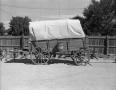 Photograph: [Wagon Display at the Deaf Smith County Museum]