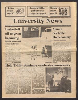 Primary view of object titled 'University News (Irving, Tex.), Vol. 17, No. 11, Ed. 1 Wednesday, November 11, 1992'.