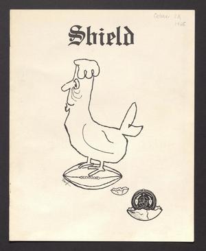 Primary view of object titled 'Shield (Irving, Tex.), Ed. 1 Thursday, October 28, 1965'.