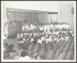 Primary view of [Students on Stage at Dunbar Elementary]