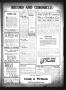 Newspaper: Record and Chronicle. (Denton, Tex.), Vol. 10, No. 3, Ed. 1 Tuesday, …
