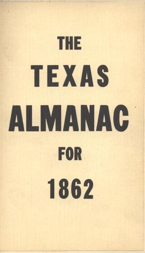 Primary view of object titled 'The Texas Almanac for 1862'.